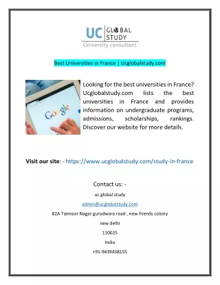 best universities in france ucglobalstudy com