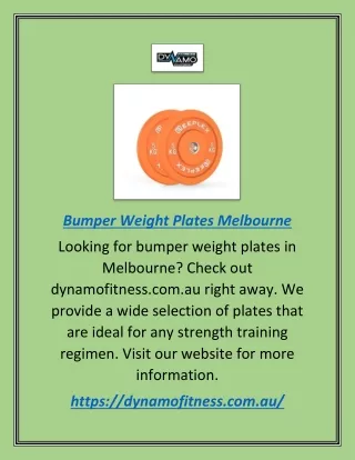 bumper weight plates melbourne