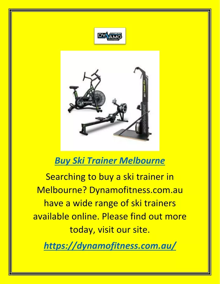 buy ski trainer melbourne