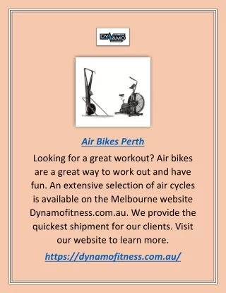 air bikes perth
