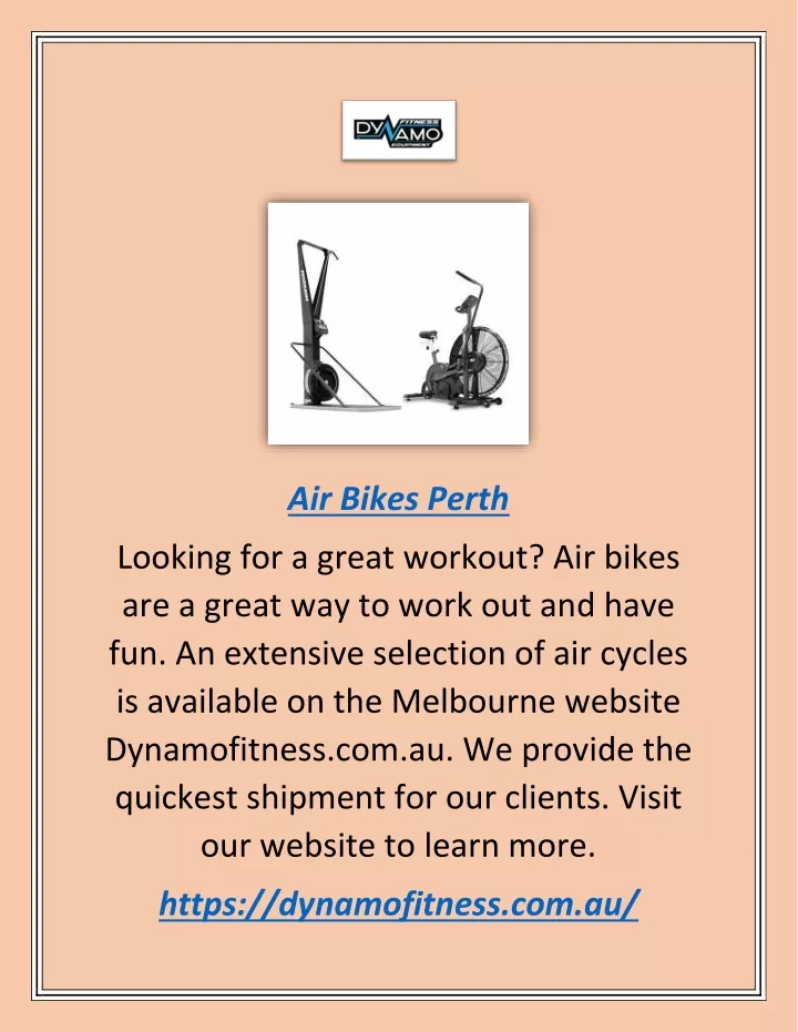 air bikes perth