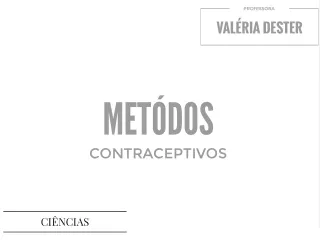 Slide métodos contraceptivos