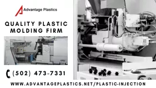 Quality Plastic Molding Firm | High End Services | Advantage Plastics