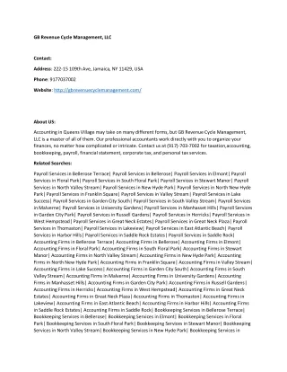 gb revenue cycle management llc
