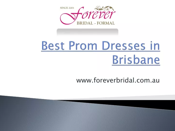 best prom dresses in brisbane