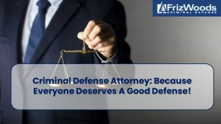 Maryland Criminal Defense Attorney