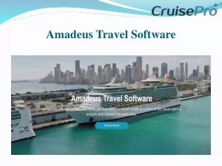 amadeus travel software