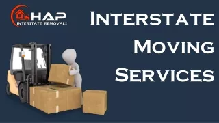 Interstate Moving Services