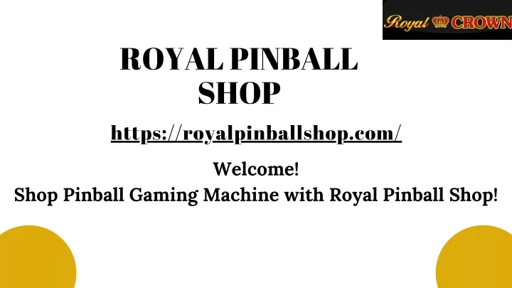 royal pinball shop https royalpinballshop com