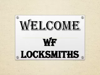 welcome