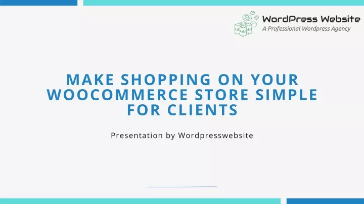 make shopping on your woocommerce store simple