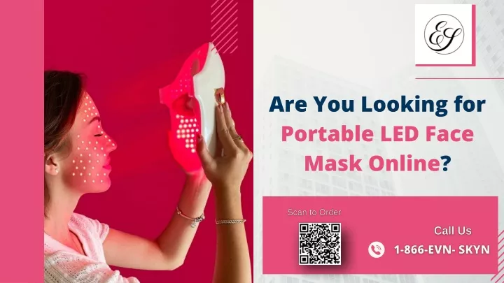 are you looking for portable led face mask online