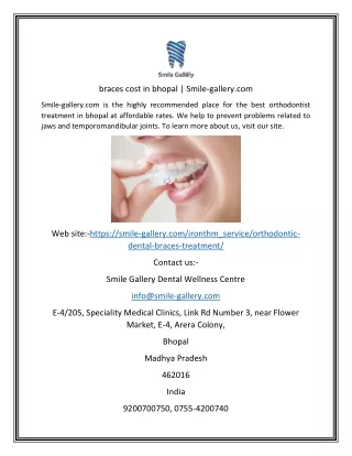 braces cost in bhopal smile gallery com