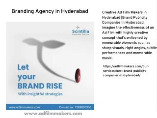 Branding Agency in Hyderabad | Brand Publicity Companies In Hyderabad