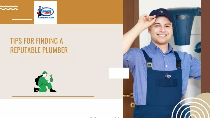 tips for finding a reputable plumber