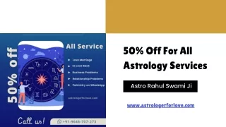 50% Off For All Astrology Services - Free Online Horoscope
