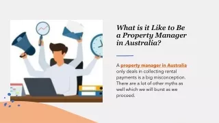 What is it Like to Be a Property Manager in Australia