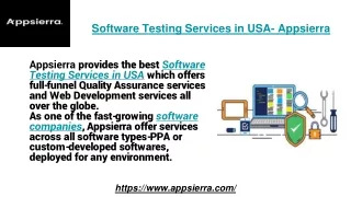 software testing services in usa appsierra