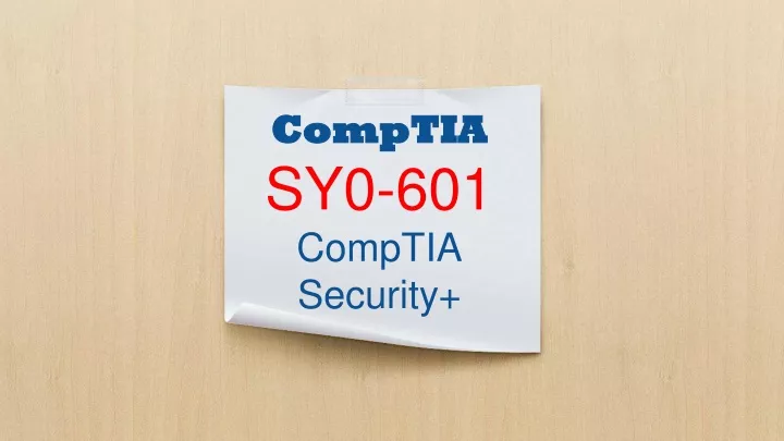 comptia comptia sy0 601 comptia security