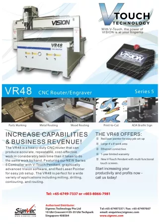 with v touch the power of vision is at your