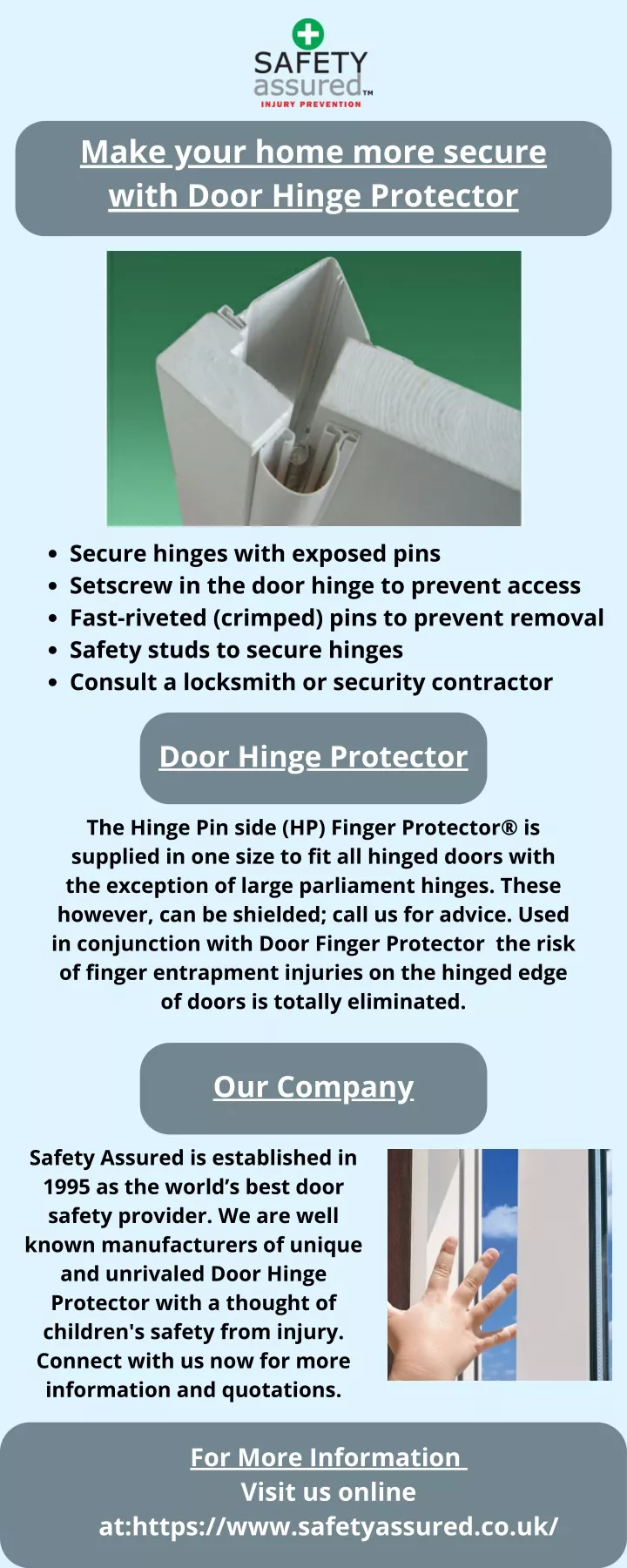 make your home more secure with door hinge