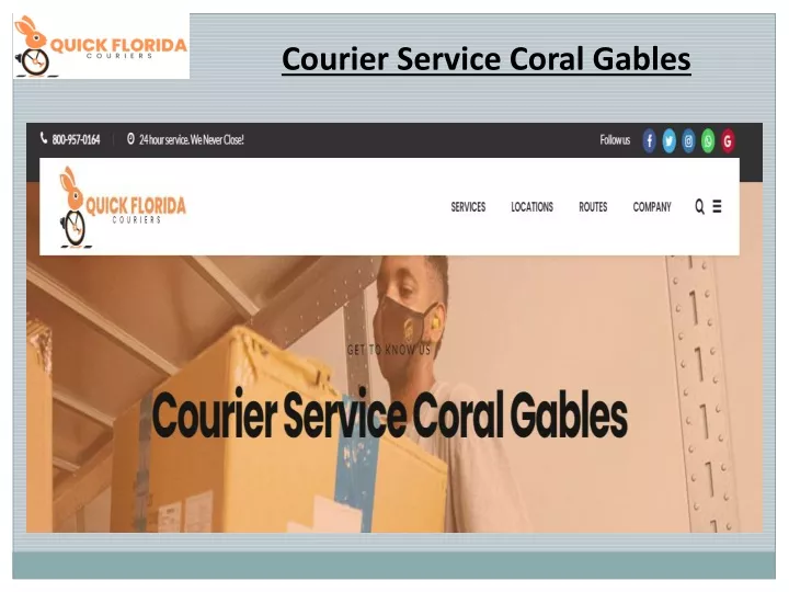 courier service coral gables