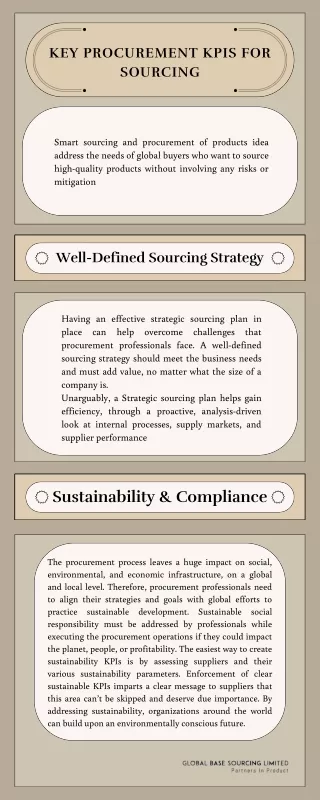 key procurement kpis for sourcing