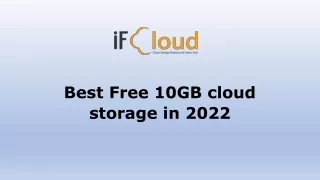 Best Free 10GB cloud storage in 2022