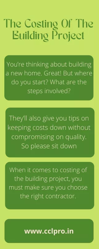 the costing of the building project