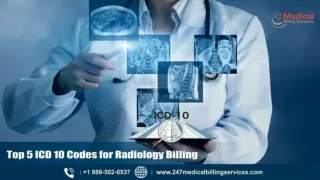 Top 5 ICD 10 Codes For Radiology Billing