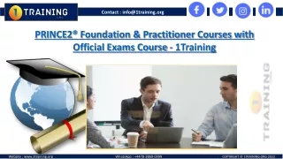 PRINCE2® Foundation & Practitioner Courses at 1Training