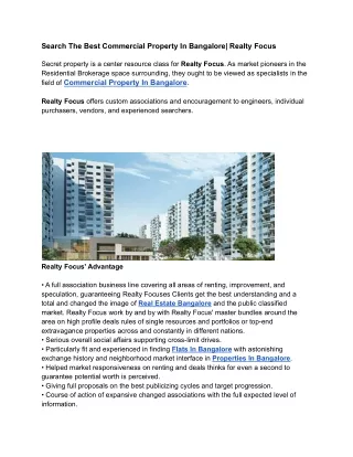 Search The Best Commercial Property In Bangalore_ Realty Focus (1)