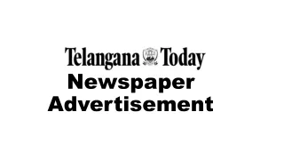 Telangana Today Newspaper Advertisement