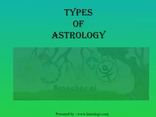Types of astrology
