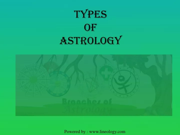 types of astrology