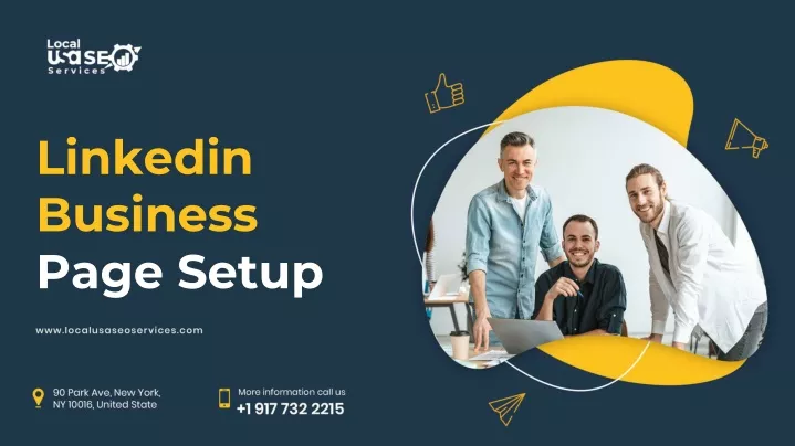 linkedin business page setup