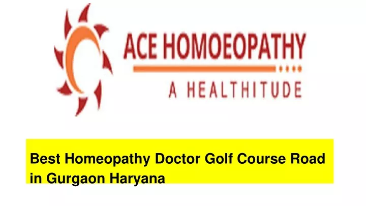 best homeopathy doctor golf course road in gurgaon haryana