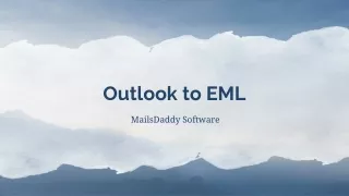 How to Convert Outlook email to EML file format?