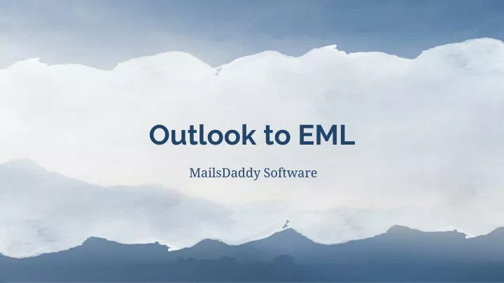 outlook to eml