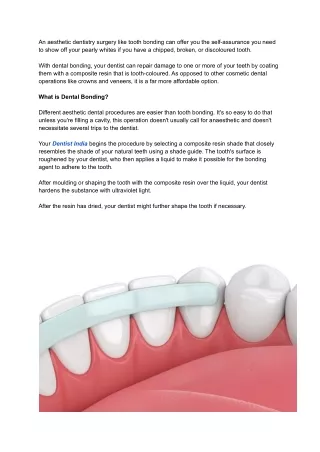 What is Dental Bonding?