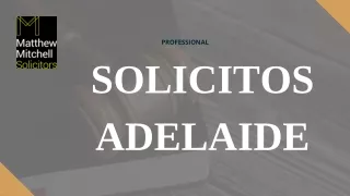 Solicitors Adelaide