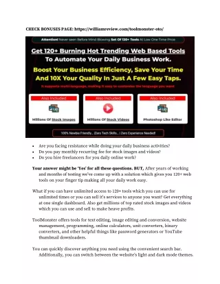 ToolMonster Review & Mega 1,600 Bonuses Value At $853,968