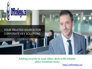 Adding security to your office desk with reliable office furniture locks