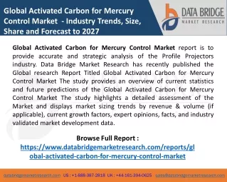 Activated Carbon for Mercury Control Market