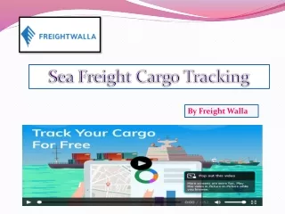 Sea Freight Cargo Tracking