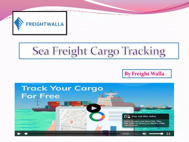sea freight cargo tracking