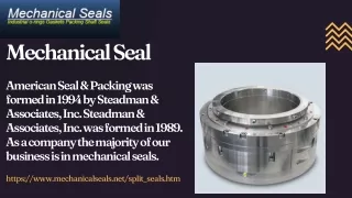 Oder best quality of split mechanical seals
