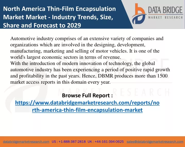 north america thin film encapsulation market