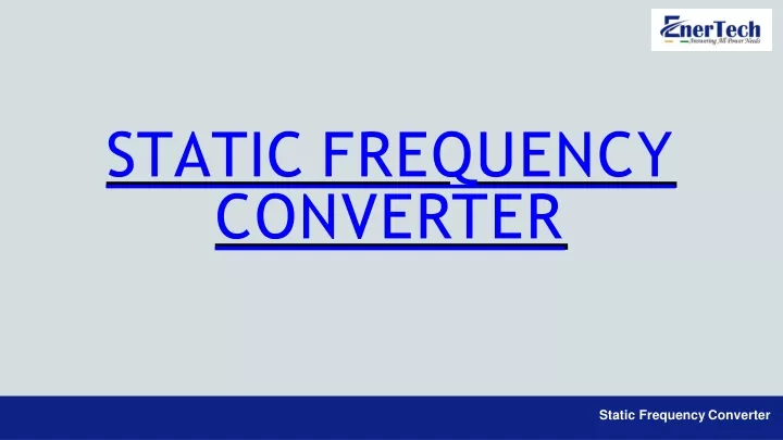 static frequency