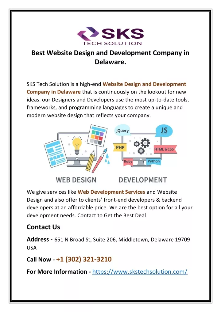 best website design and development company